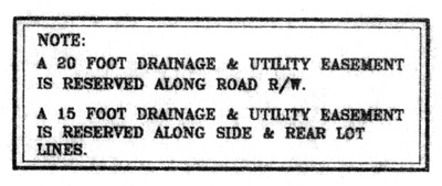 Survey Easements Survey Easements